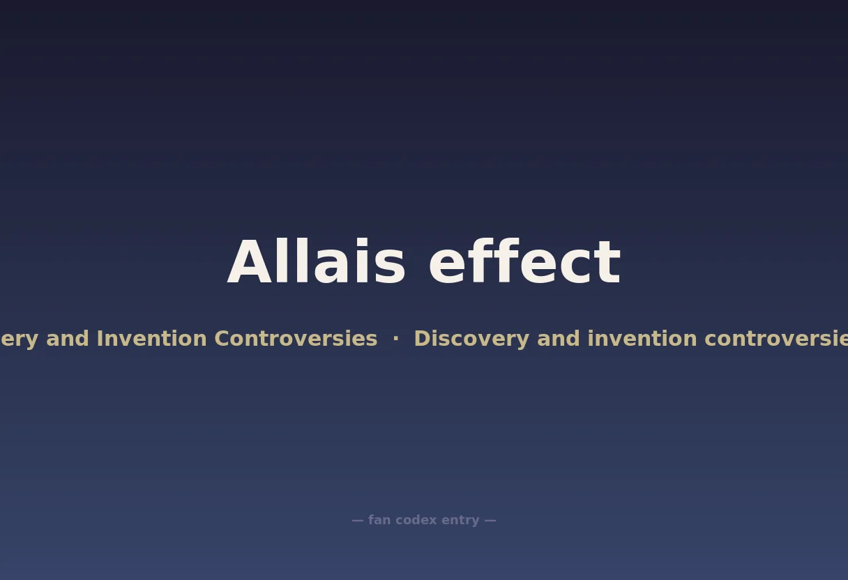 Allais effect