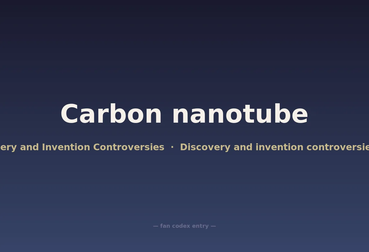 Carbon nanotube