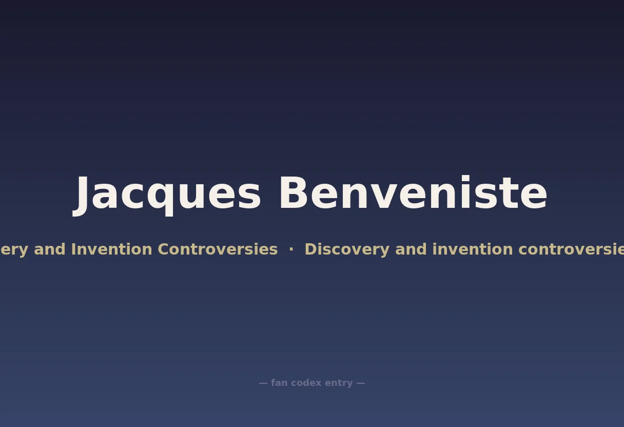 Jacques Benveniste